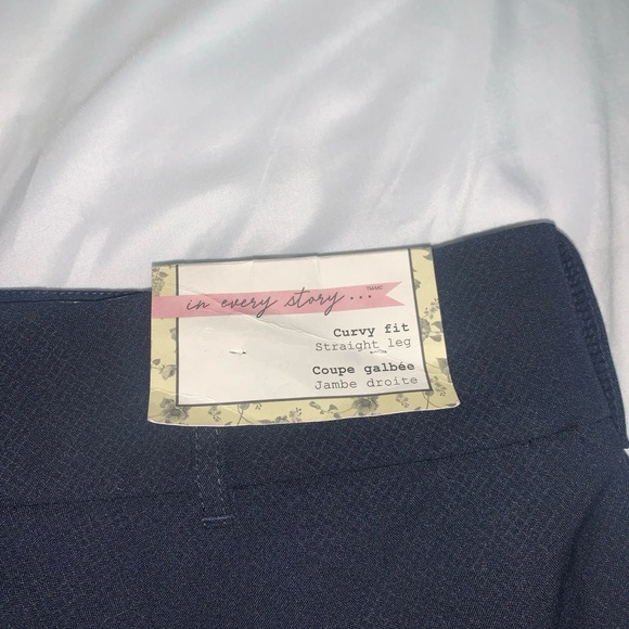 in every story… Women’s Pants Trousers Curvy Fit Straight Leg Size 24 - Picture 2 of 9